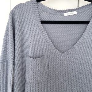 Waffle Knit Long Sleeve